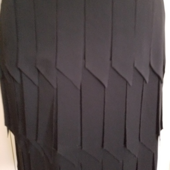 JS Collections Designer Evening Black Skirt - Picture 3 of 8